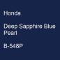 Preview: Honda, Deep Sapphire Blue Pearl, B-548P.